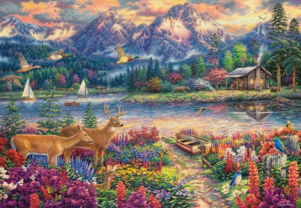 Castor Puzzle 1500 elementów Spring mountain majesty