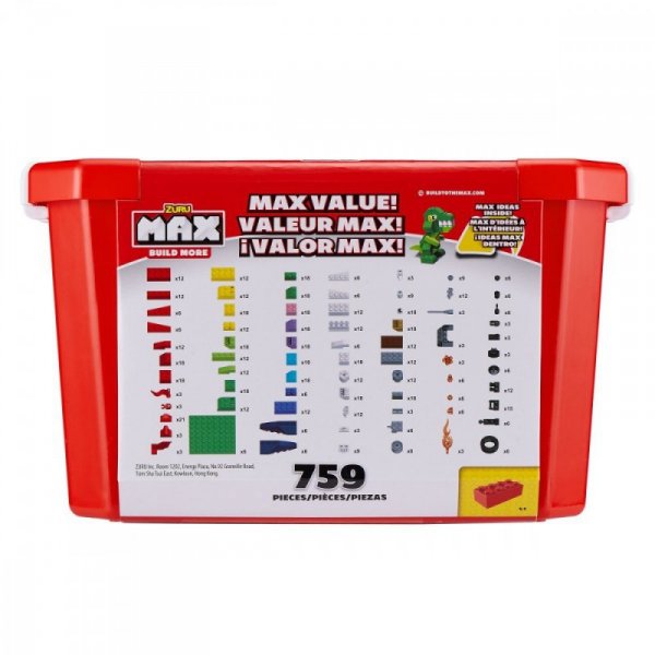 ZURU Max Build Zestaw klocków 759 elementów