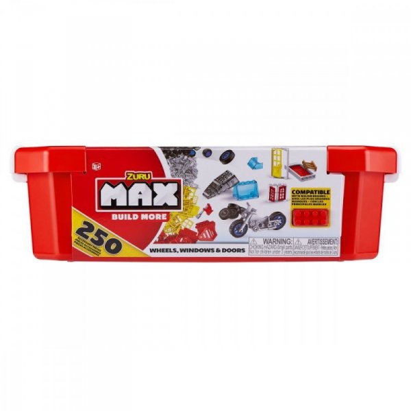 ZURU Max Build Zestaw akcesoriów 250 klocków