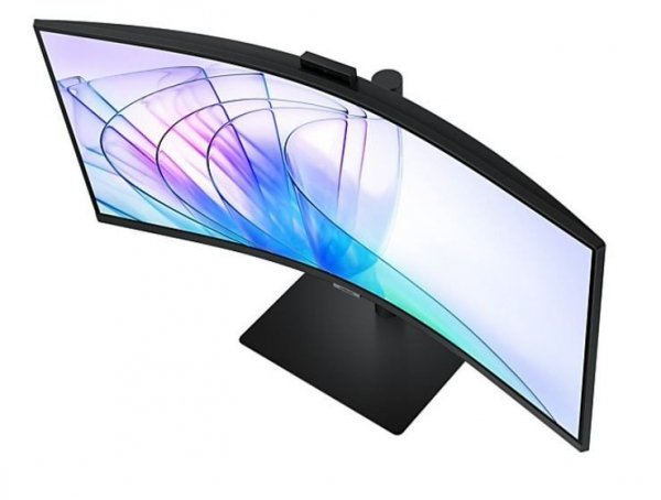 Samsung Monitor 34 cale ViewFinity S65VC VA 3440x1440 UWQHD 21:9 1xHDMI 1xDP 1xUSB-C (90W) 2xUSB 3.0 LAN (RJ45) 5ms HAS Webcam g