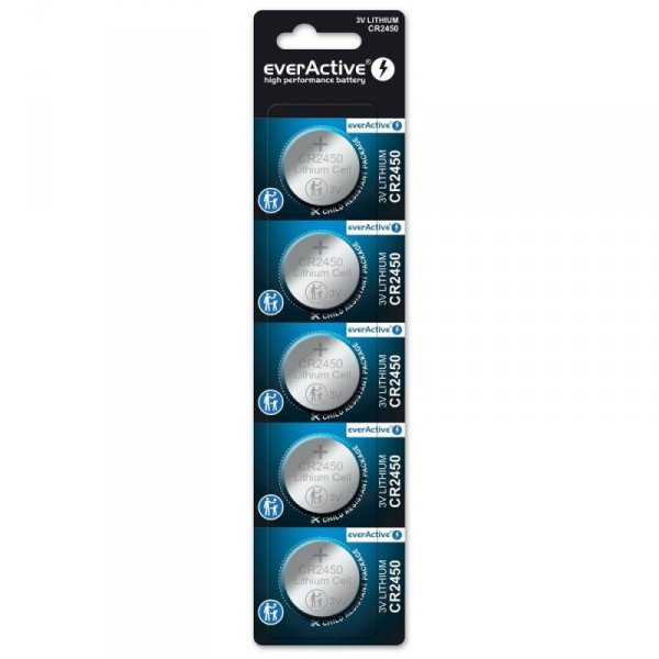 everActive Baterie litowe mini CR2450 blister 5 szt.