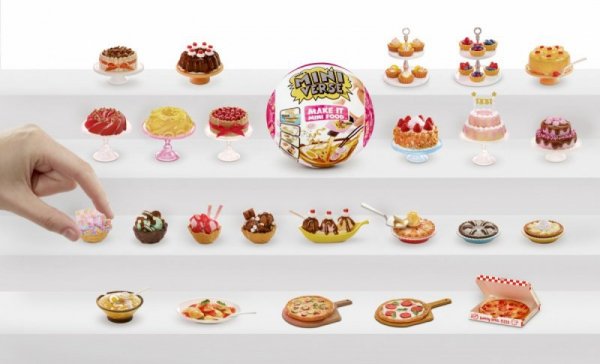 MGA Akcesoria Miniverse Mak It Mini Foods Cafe display 18 sztuk