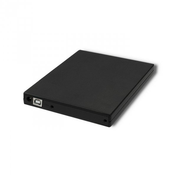 Qoltec Nagrywarka DVD-RW zewnętrzna | USB 2.0 | Czarna