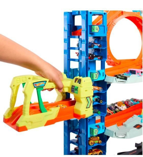 Hot Wheels Zestaw City Mega Garaż Atak smoka