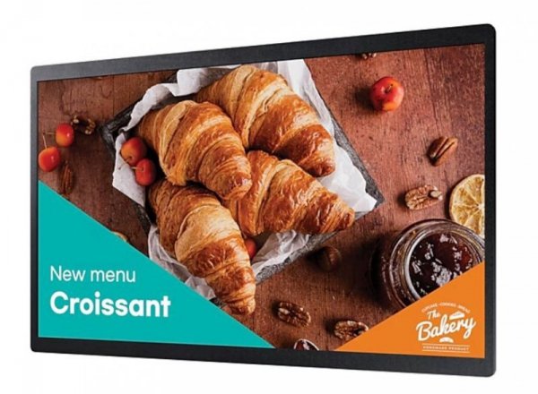 Samsung Monitor profesjonalny QB24C 24 cali Matowy 16h/7 250(cd/m2) 1920x1080(FHD) S10 Player (Tizen 7, VXT Ready) WiFi/BT 3 lat