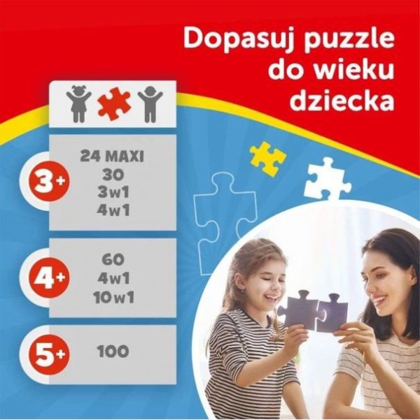 Trefl Puzzle 100 elementów Glitter Brokatowa Gabi Gabby&#039;s Dollhouse
