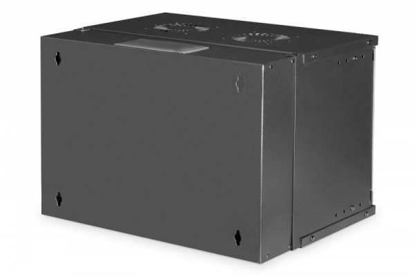 Digitus Szafa sieciowa wisząca 19&quot; 7U, SOHO PRO 370 x 540 x 400 mm, nośność 60kg, drzwi szyba, niezłożona, Czarna