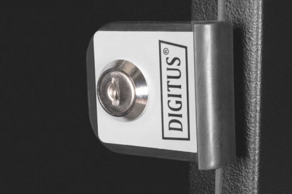 Digitus Szafa sieciowa wisząca 19&quot; 7U, SOHO PRO 370 x 540 x 400 mm, nośność 60kg, drzwi szyba, niezłożona, Czarna