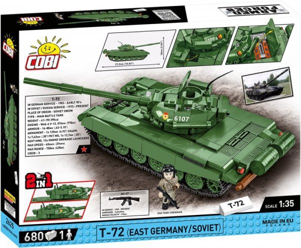 Cobi Klocki Klocki Armed Forces T-72 (East Germany/Soviet)