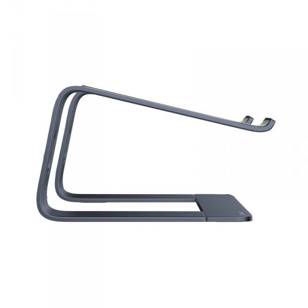 CRONG AluBench  Aluminiowa podstawka do laptopa Grafitowa