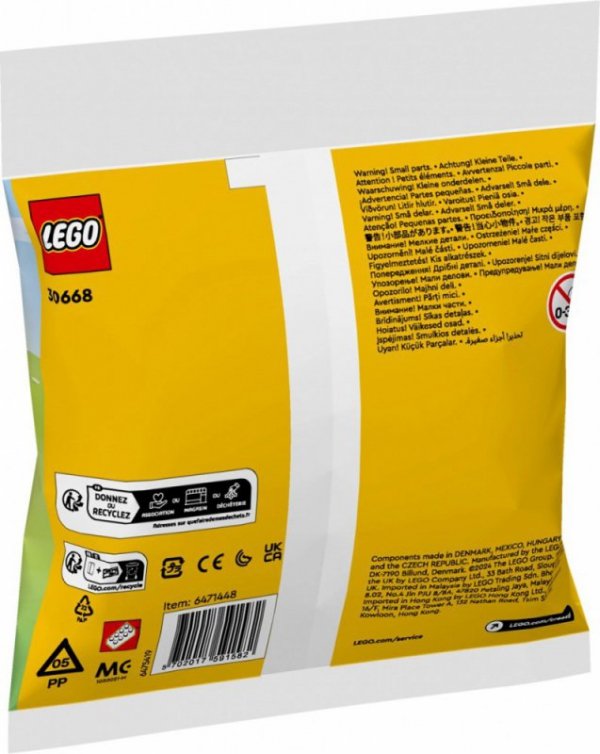 LEGO Klocki Creator 30668 Zajączek wielkanocny z kolorowymi pisankami