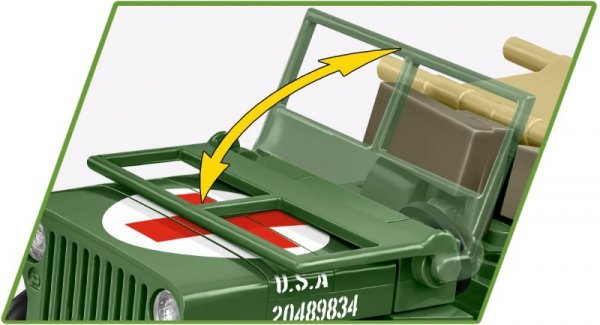 Cobi Klocki Klocki Medical Willys MB