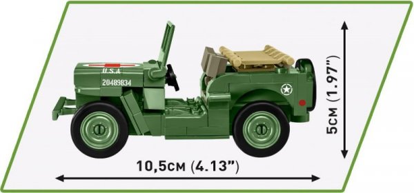 Cobi Klocki Klocki Willys MB 132 elementy