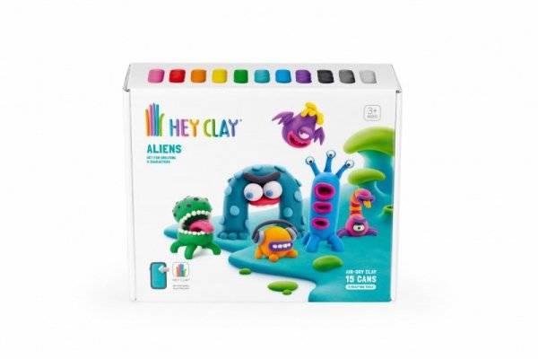 Tm Toys Masa plastyczna Hey Clay Zestaw Obcy