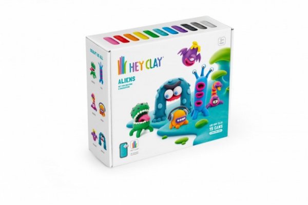 Tm Toys Masa plastyczna Hey Clay Zestaw Obcy