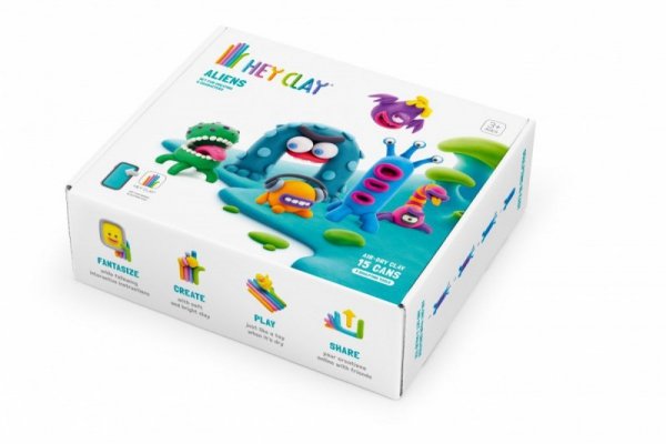 Tm Toys Masa plastyczna Hey Clay Zestaw Obcy
