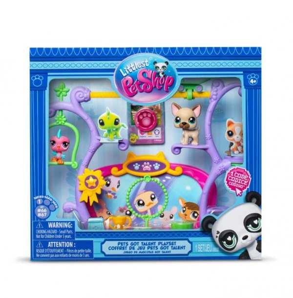 Tm Toys Littlest Pet Shop Zestaw Zwierzaki mają talent + 2 figurki