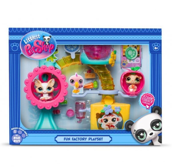 Tm Toys Littlest Pet Shop Zestaw Fabryka zabawy z 2 figurkami