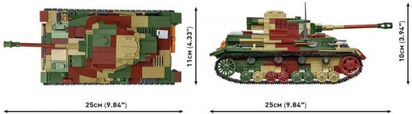 Cobi Klocki Klocki WWII PZKPFW IV AUSF.G 1107 klocków