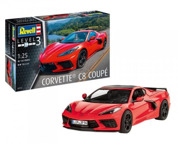 Revell Model plastikowy Samochód Corvette C8 Coupe 1/25