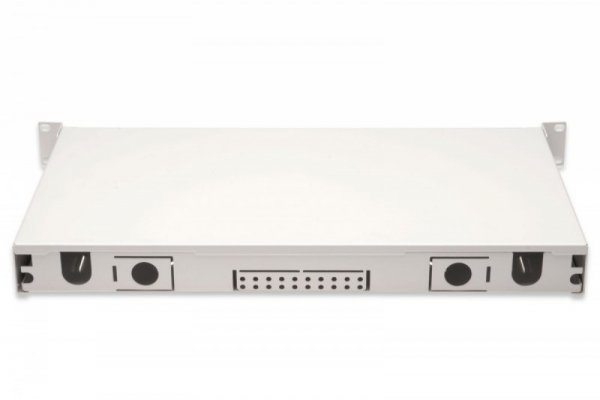 Digitus Przełącznica światłowodowa/panel krosowy z wyposażeniem 19 cali 1U, 24x LC duplex, OS2, zawiera pigtaile, adaptery, tack