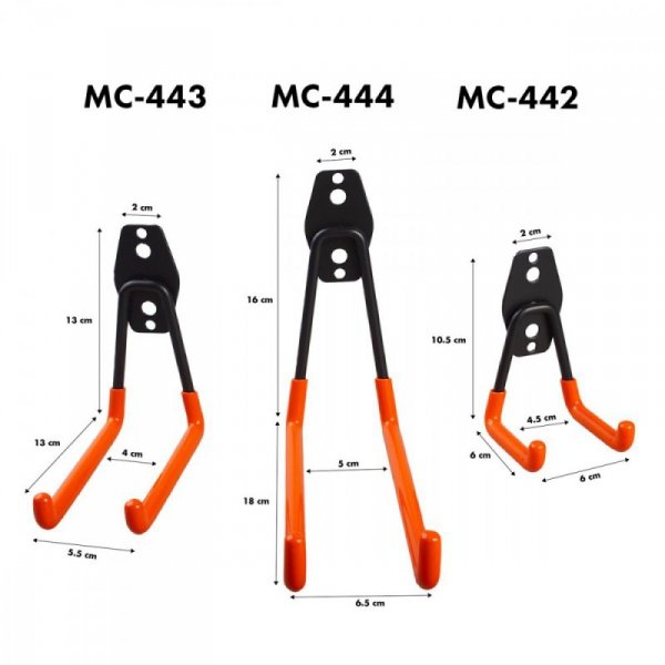 Maclean Uchwyt ścienny garażowy 50kg MC-443