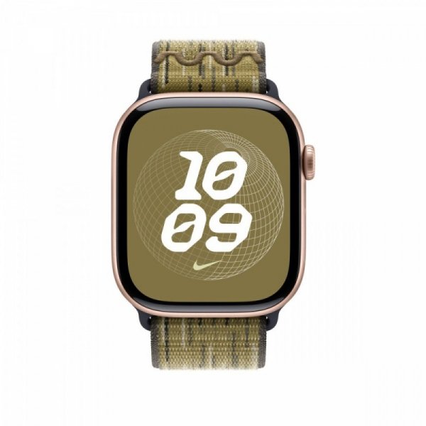 Apple Opaska sportowa Nike w kolorze zielonym/szarym do koperty 46 mm