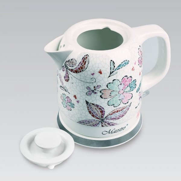 Feel-Maestro Ceramiczny czajnik elektryczny 1,5l  1500W  MR-068-FLOWERS