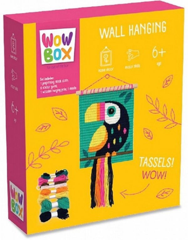 Tm Toys Zestaw kreatywny WOW BOX Makrama Tukan
