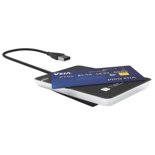 Techly Czytnik kart zbliżeniowych NFC RFID na USB 2.0