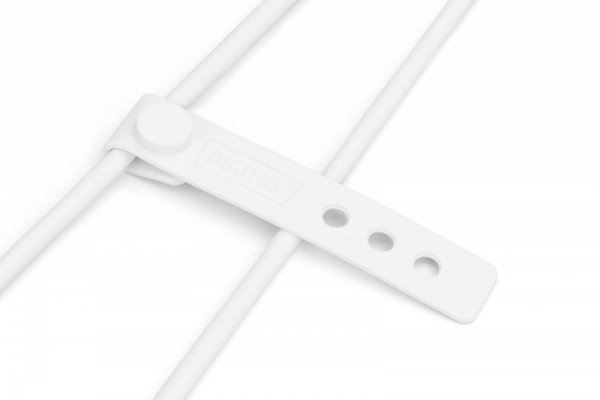 Digitus Kabel zasilający silikonowy USB-A - USB-C, USB 2.0 60W, 1m Biały