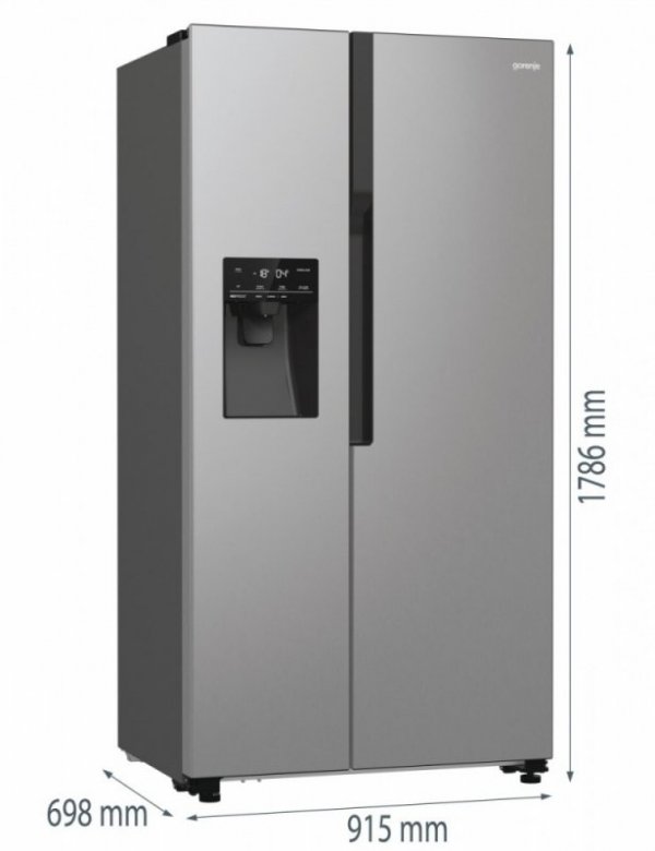 Gorenje Chłodziarko-zamrażarka NRR9185ESXL Side by Side