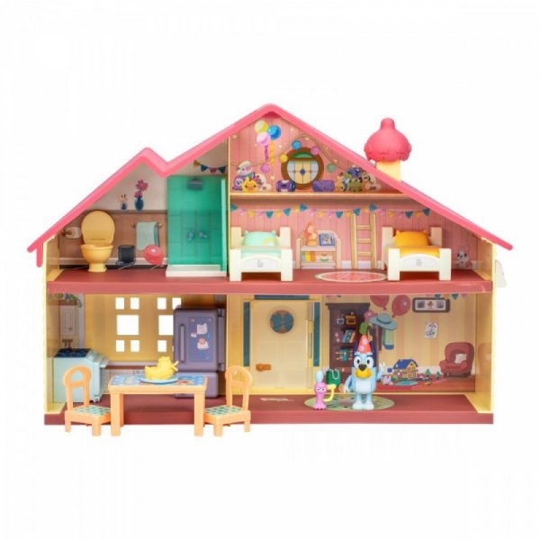 Tm Toys Zestaw z figurką Bluey Dom Rodzinny Celebration