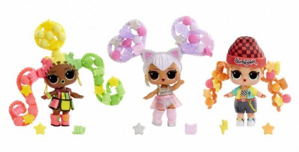MGA Lalka L.O.L. Surprise Hair Beads Tots Mix