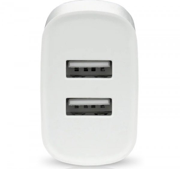 everActive Ładowarka sieciowa 2X USB 2,4A 12W Biała