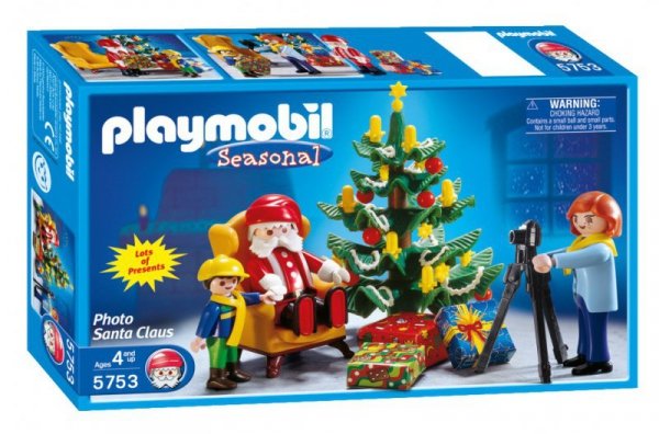 Playmobil Zestaw z figurkami Christmas 5753 Zdjęcie ze Świętym Mikołajem