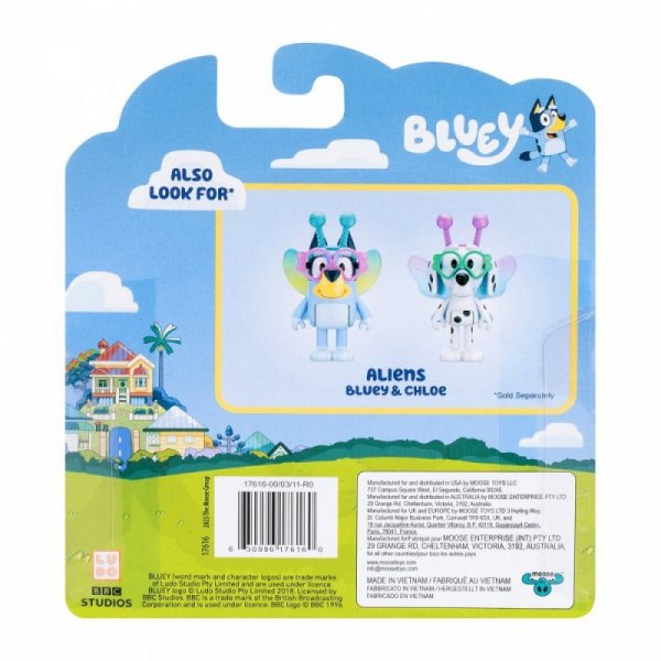 Tm Toys Zestaw figurek Bluey 2-pak Baby Bluey i Chloe