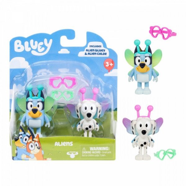 Tm Toys Zestaw figurek Bluey 2-pak Baby Bluey i Chloe
