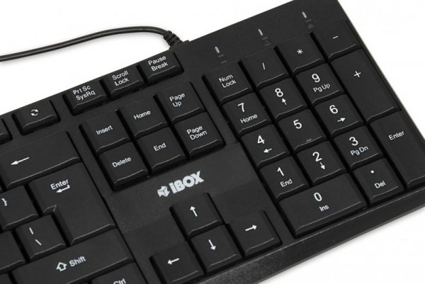 iBOX Klawiatura ERIS Black USB