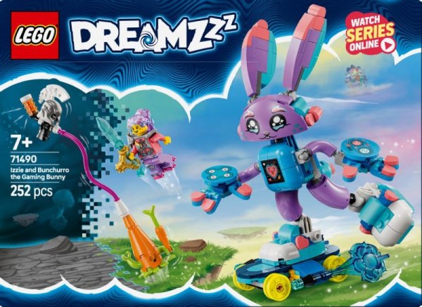 LEGO Klocki DREAMZzz 71490 Izzie i gamerski Bunchu