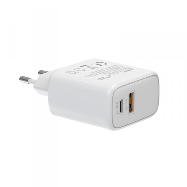 Savio Ładowarka sieciowa LA-10 30W Quick Charge Power Delivery 3.0 Biała + Kabel