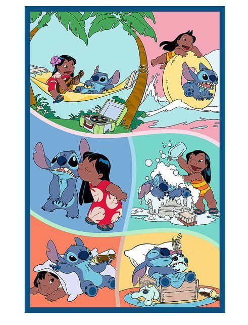 Trefl Puzzle 3x80 elementów Stitch świat