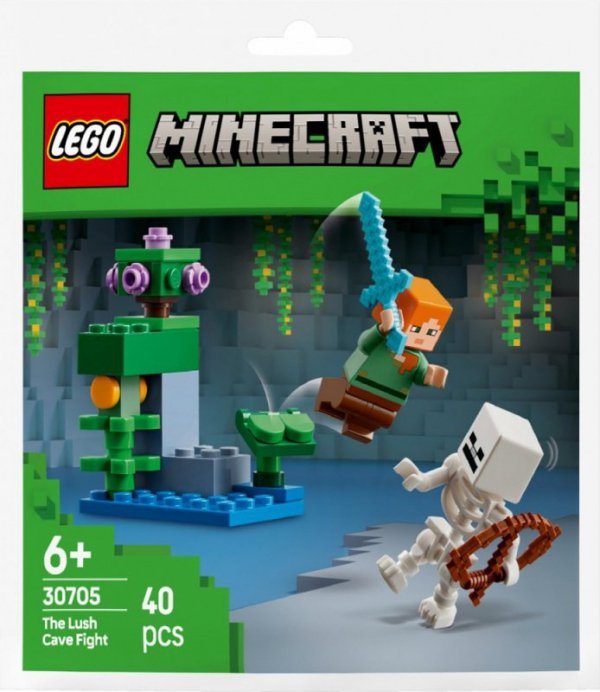 LEGO Klocki Minecraft 30705 Walka w bujnej jaskini