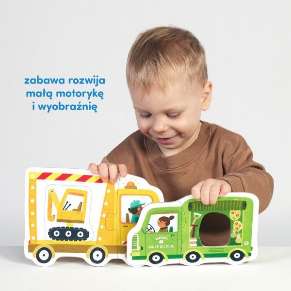 CzuCzu Układanka Pierwsze puzzle - Pojazdy