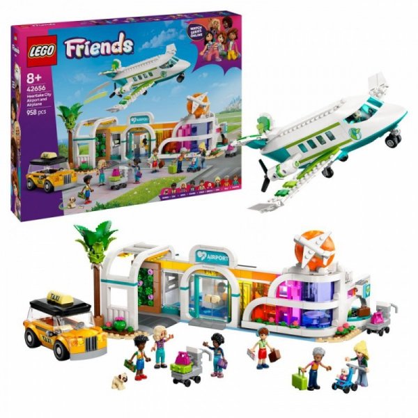 LEGO Klocki Friends 42656 Samolot i lotnisko w mieście Heartlake