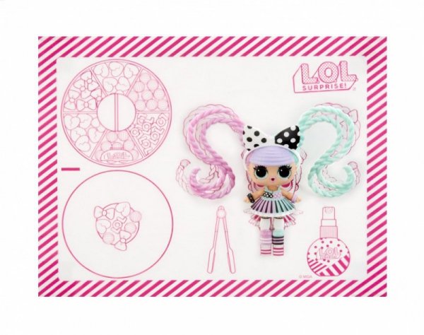 MGA Lalka L.O.L. Surprise Hair Beads Tots Display 12 sztuk