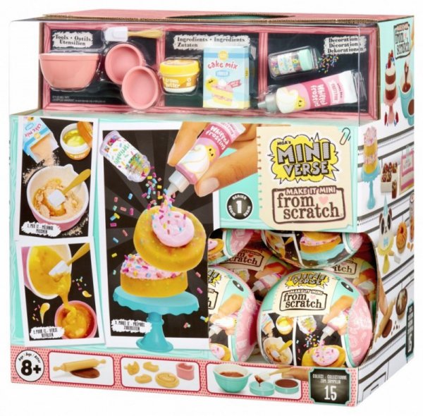 MGA Figurki Miniverse Make It Mini From Scratch Display 15 sztuk