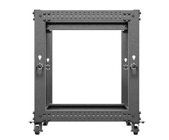 Lanberg Open rack 19&quot; 12U 600x600-1100 regulowany czarny