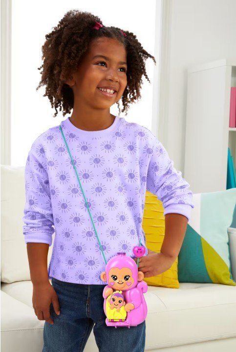Mattel Polly Pocket Kompaktowa torebka Małpka