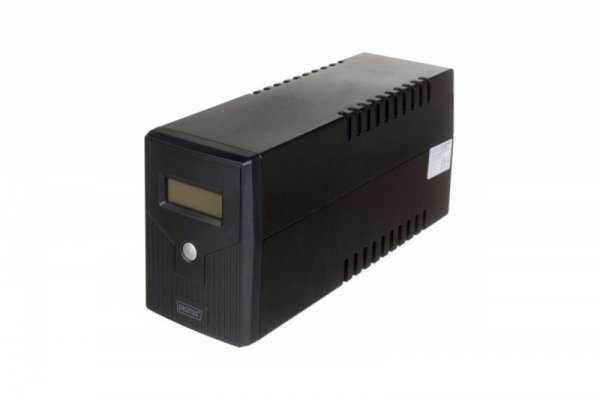Digitus UPS Line-Ineractive LCD BASIC, 800VA/480W, 1x12V/9A, AVR, 2x Schuko CEE 7/3